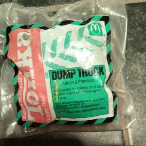 McDonald's Tonka Dump Truck Toy with Red and Green Packaging